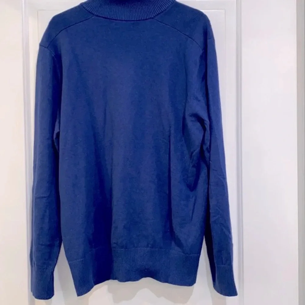 Banana Republic cotton cashmere blend blue sweater size XLarge